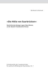 Die Hölle von Saarbrücken« - zurück...