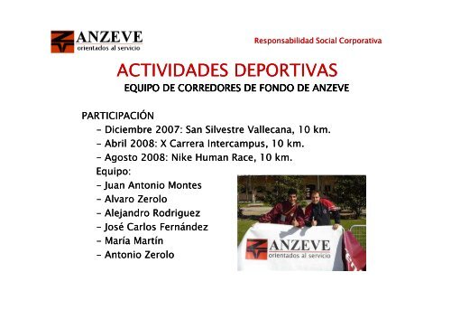 RESPONSABILIDAD SOCIAL CORPORATIVA diapositivas - Anzeve