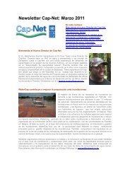 Cap-Net newsletter: March 2011