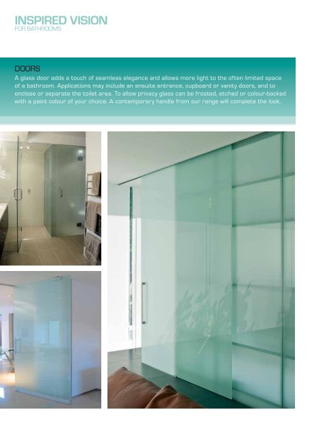 BATHROOMS - Euroglass