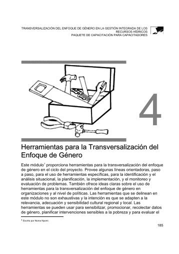 Herramientas para la TransversalizaciÃ³n del Enfoque de ... - Cap-Net