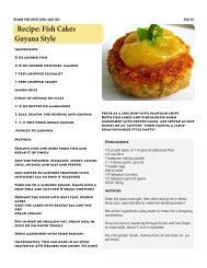 Recipe: Fish Cakes Guyana Style