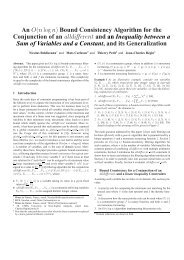 An O(nlog n) Bound Consistency Algorithm for the Conjunction of an ...