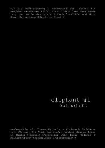 elephant #1 pdf