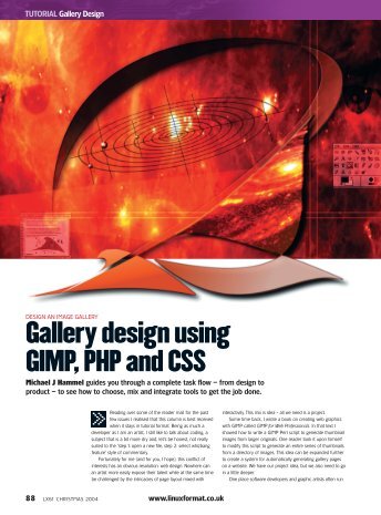 Gallery design using GIMP, PHP and CSS - Linux Ink