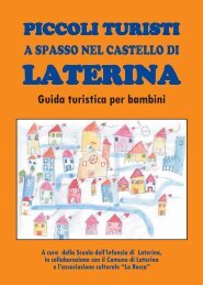 Guida Turistica Laterina per bambini - Italiano.p65 - Comune di ...