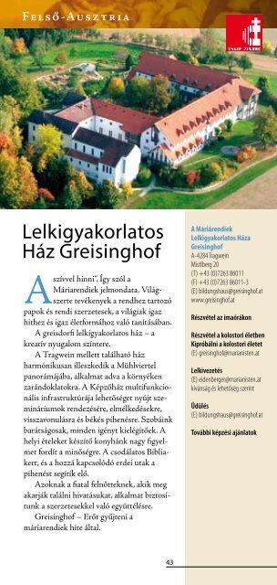 Aképmásodnak teremtettél Uram - Gast im Kloster