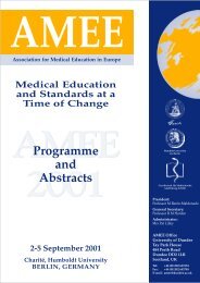 AMEE Berlin 2002 Programme
