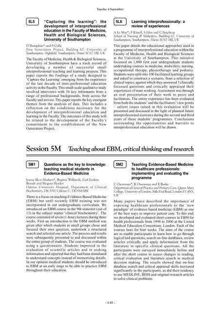 AMEE Berlin 2002 Programme