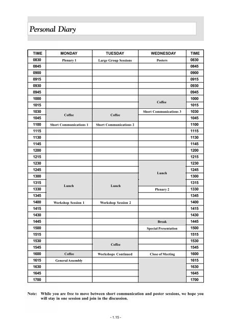 AMEE Berlin 2002 Programme