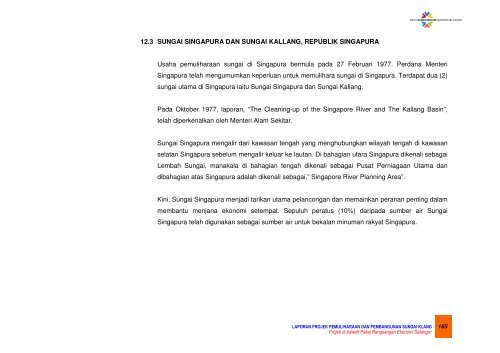 pemuliharaan dan pembangunan sungai - di ... - JPBD Selangor