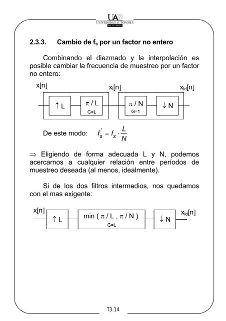 TEMA 2 DUALIDAD DEL PROCESADO CONTINUO / DISCRETO ...