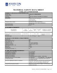 MSDS - Ashburn Chemical Technologies