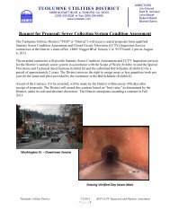 Sewer Collection System, CCTV Inspection â RFP - Tuolumne ...