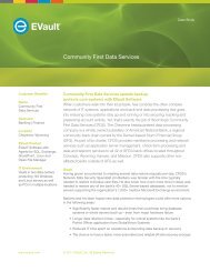 Community First Data Services - EVault