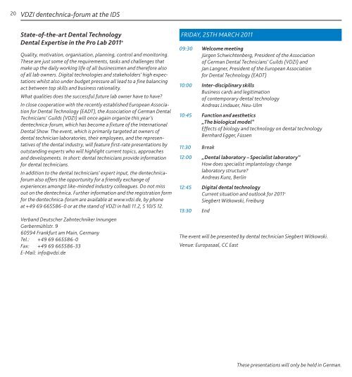 visitor guide next date - Fachschaft Zahnmedizin an der RWTH ...