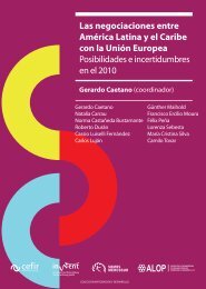 Las negociaciones entre AmÃ©rica Latina y el Caribe con la ... - CEFIR