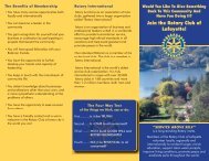 Download our Membership Brochure from here - The Rotary Club of ...