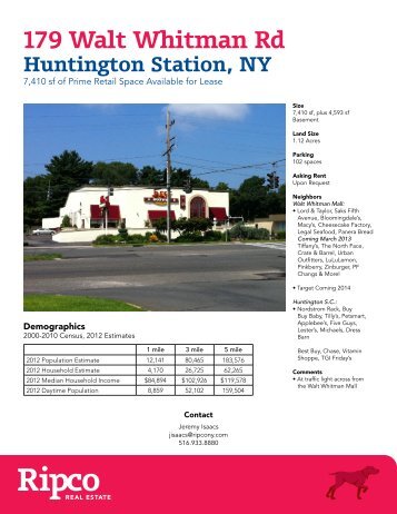 179 Walt Whitman Rd Huntington Station, NY - Ripco