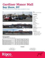 Gardiner Manor Mall Bay Shore, NY - Ripco