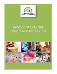 Artes Culinarias - Instituto de Banca y Comercio