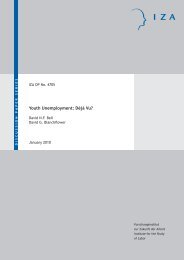 Youth Unemployment: Déjà Vu? - Index of - IZA