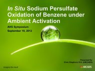 In Situ Sodium Persulfate Oxidation of Benzene under Ambient ...In ...