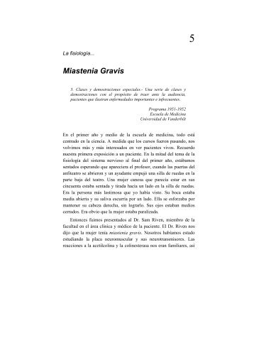 Miastenia Gravis - Ecotropicos