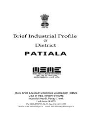 PATIALA - MSME-DI, Ludhiana