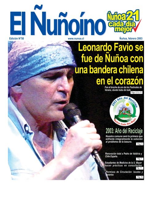 Leonardo Favio se fue de Ñuñoa con una bandera chilena en el ...