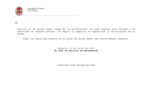 090710 Pliego PT Servicios Postales def.pdf - Ayuntamiento de ...