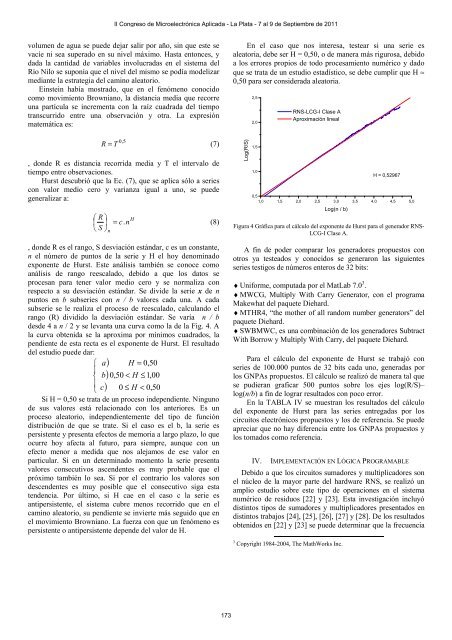 Memorias - Facultad de IngenierÃ­a - Universidad Nacional de La Plata