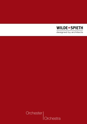 Orchesterausstattung 2010 - Wilde & Spieth