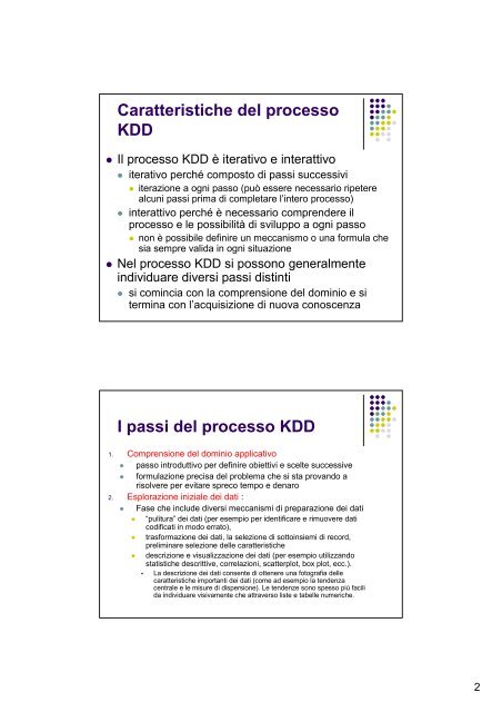 Lucidi modulo Data Mining