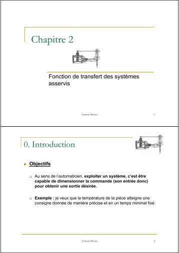 Fonction de transfert des systÃ¨mes industriels - Aymeric Histace