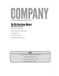 The Company â Contents + Chapter 1 â Pdf - D101 Games