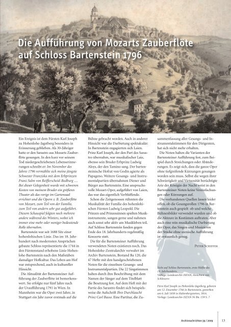 ARCHIVNACHRICHTEN - Landesarchiv Baden Württemberg