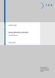 Gender Differences in Education Tuomas Pekkarinen - Index of - IZA
