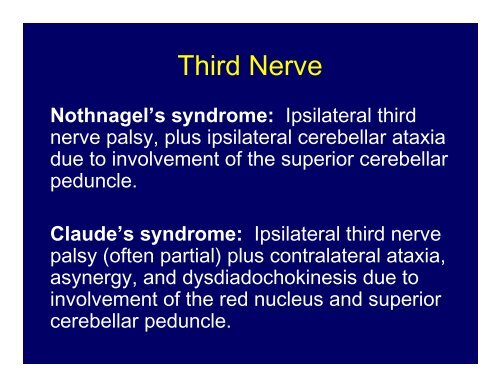 Claude's Syndrome