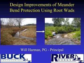 Root Wads Versus Vanes - Stream Mechanics