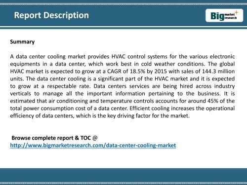 Global Data Center Cooling Market (Solutions, Services, Components, End users, Verticals) 2020