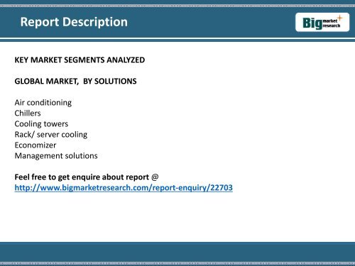 Global Data Center Cooling Market (Solutions, Services, Components, End users, Verticals) 2020