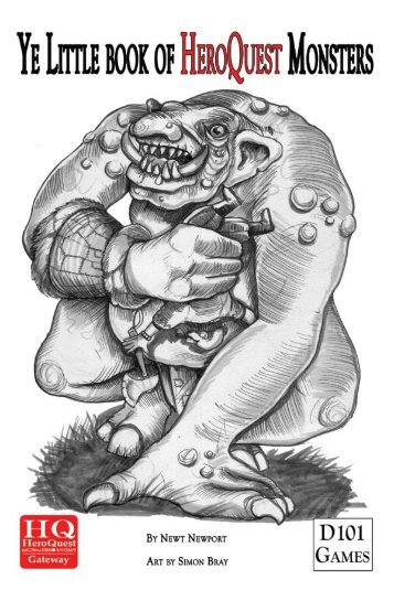Ye Little Book of HeroQuest Monsters preview Pdf - D101 Games