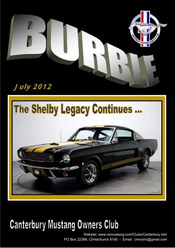 July 2012 - NZMustang.com