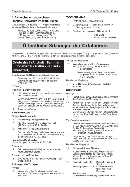 Amtsblatt Nr. 3b/2009 S. 29 - 56 (pdf [593.9 KB]) - Frankfurt am Main