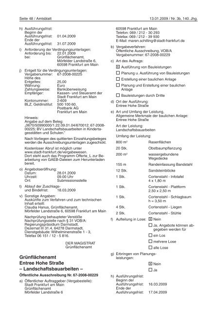 Amtsblatt Nr. 3b/2009 S. 29 - 56 (pdf [593.9 KB]) - Frankfurt am Main