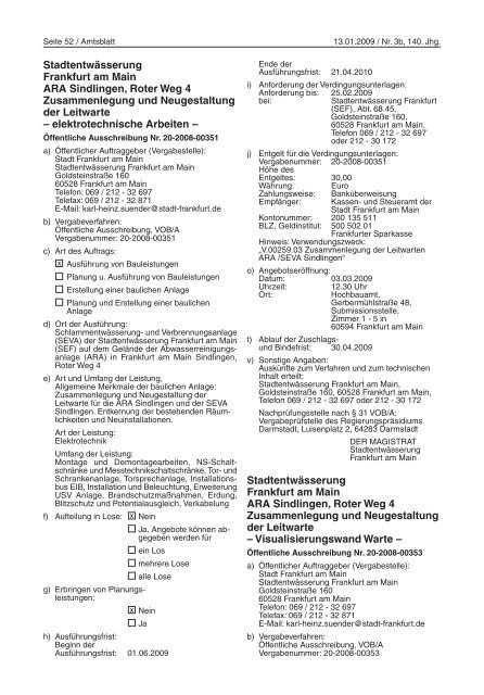 Amtsblatt Nr. 3b/2009 S. 29 - 56 (pdf [593.9 KB]) - Frankfurt am Main