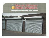 Top Tips to Choose Security Roller Shutters