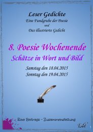 8. Poesie Wochenende