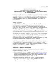 Paragraphes d'observations et paragraphes sur d'autres points dans ...